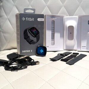 Fitbit Sense 2!! Barely Used! Includes extra Accessories!